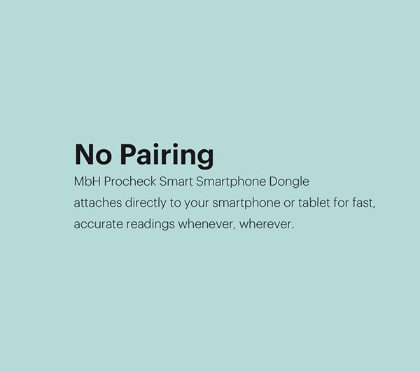 No Pairing > Procheck Smart smartphone dongle TD-4140